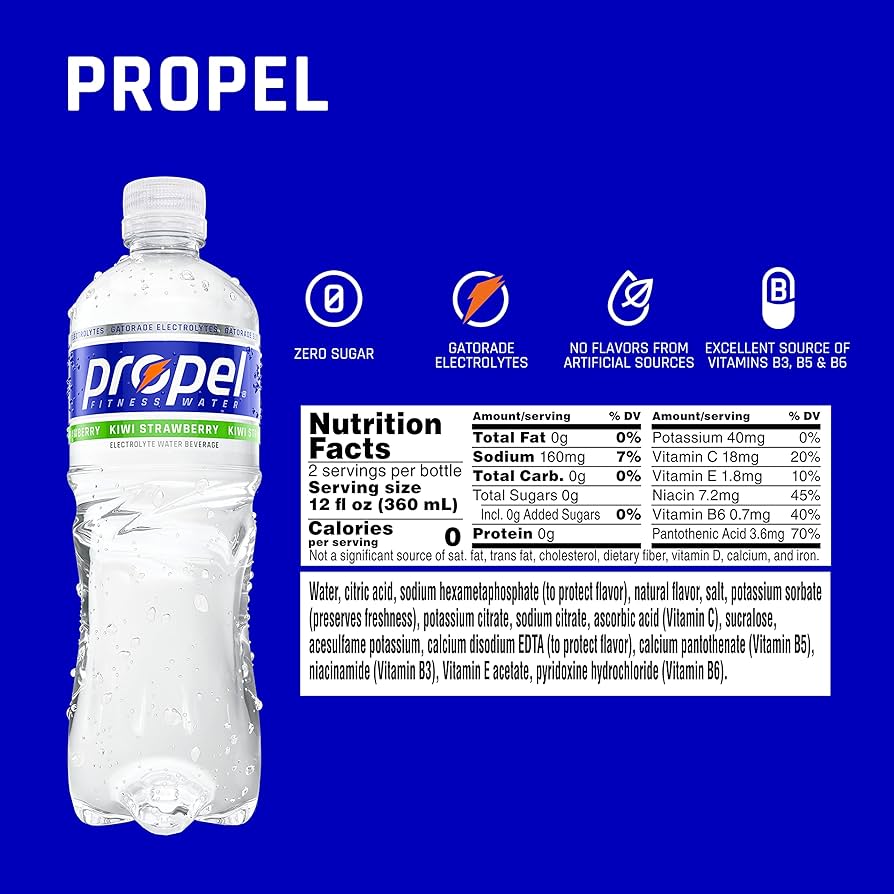 Is Propel the same as Gatorade?
