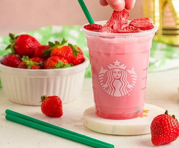 Starbucks Pink Drink with Vanilla Cold Foam Recipe (Copycat)