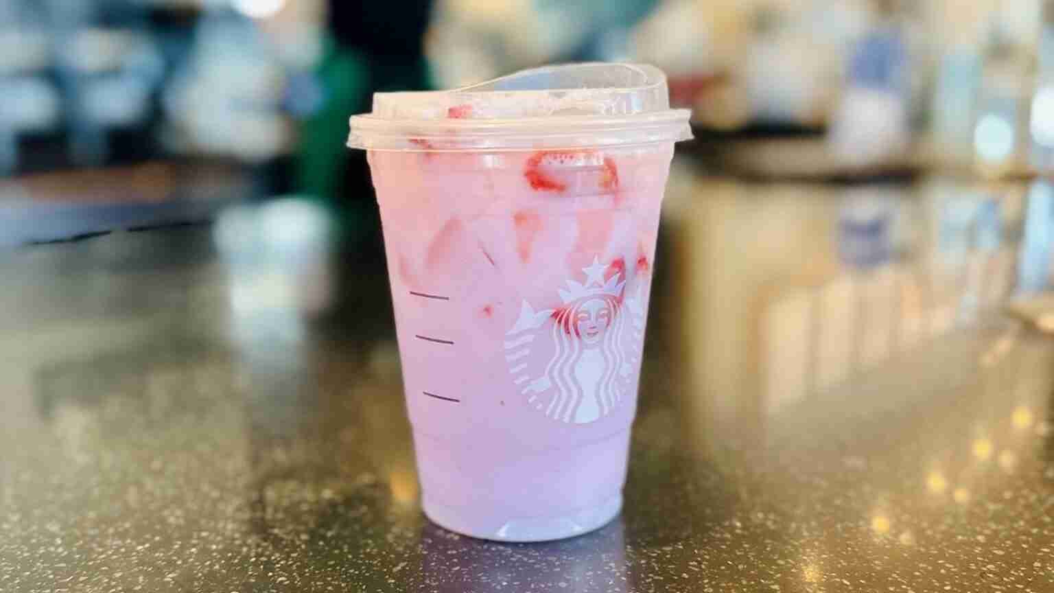 Starbucks Pink Drink with Vanilla Cold Foam Recipe (Copycat)