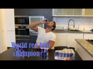World Record For Drinking Red Bull in 3 minutes