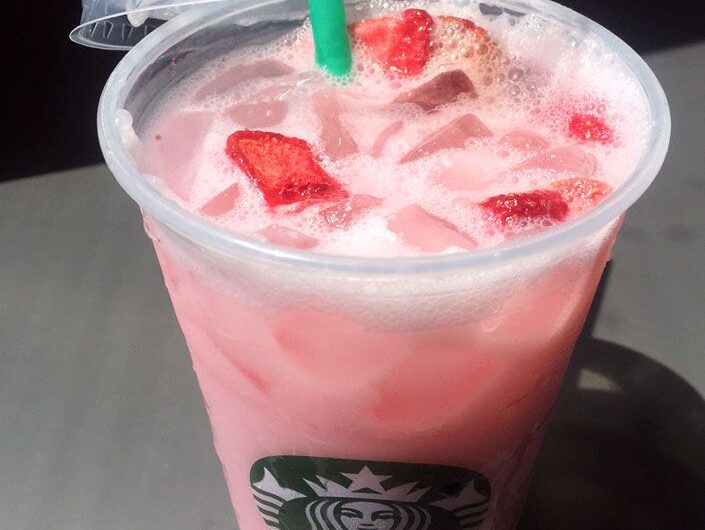 Starbucks Pink Drink with Vanilla Cold Foam Recipe