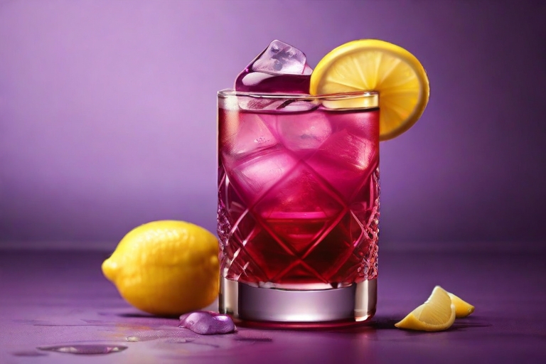 Origin of Purple hazel cocktail drink