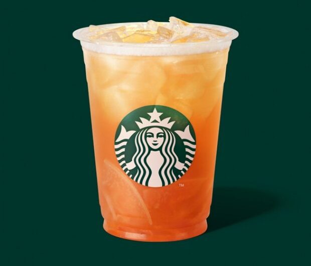 Starbucks Iced shaken black tea with ruby grapefruit and honey recipe