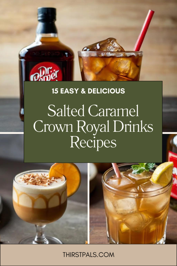 Crown royal Salted Caramel Whisky cocktails