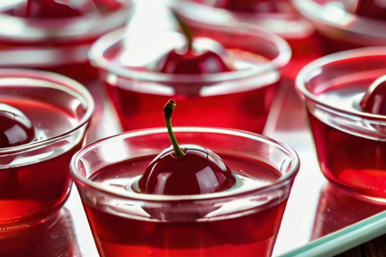 Kid-Friendly Cherry Jello Shots for any party