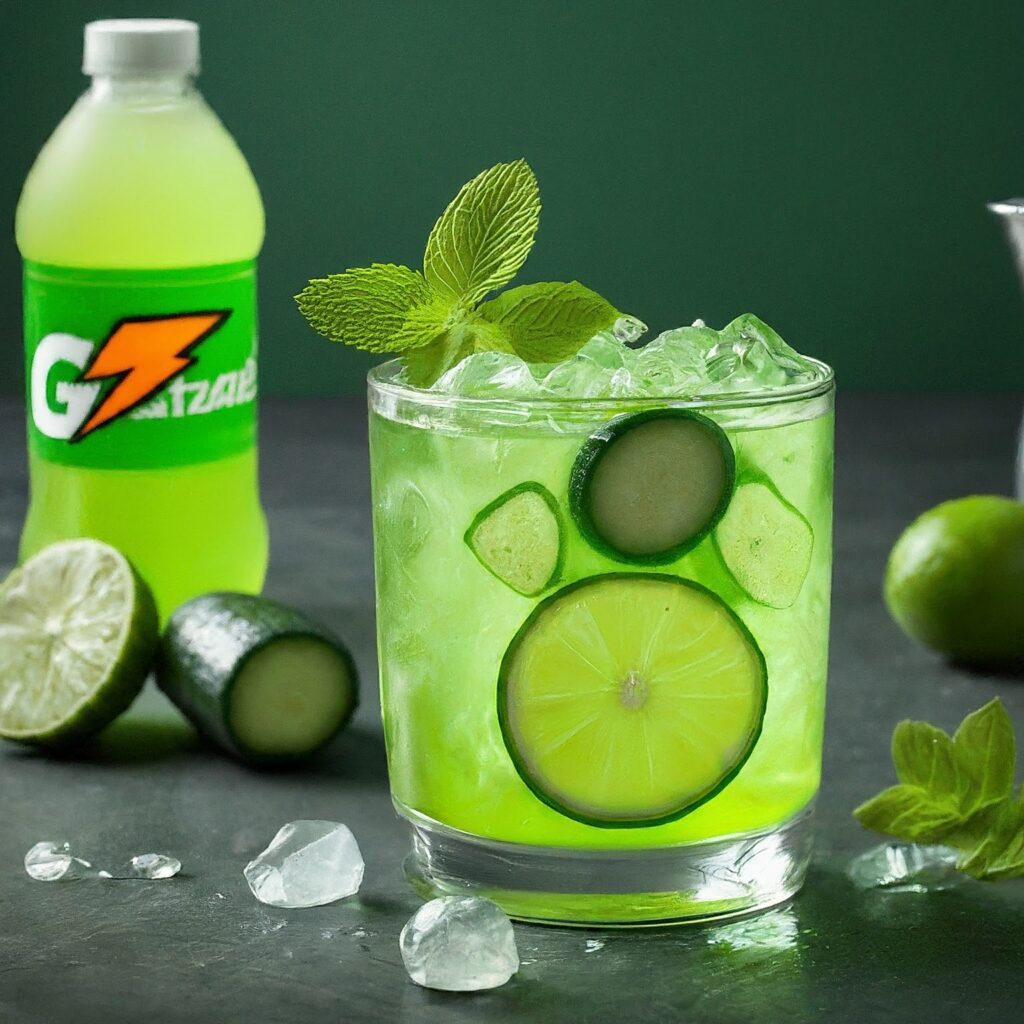 Cucumber Lime Vodka Gatorade Cocktail Recipe