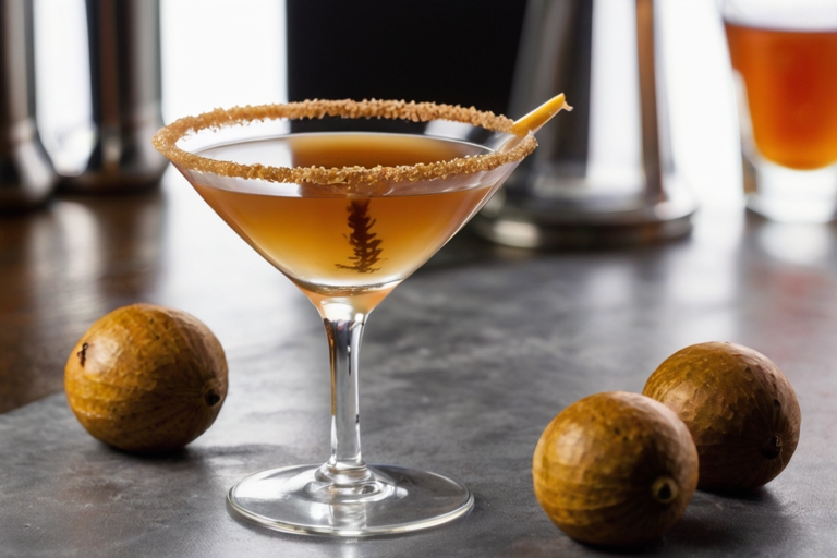 Maple Bourbon Martini