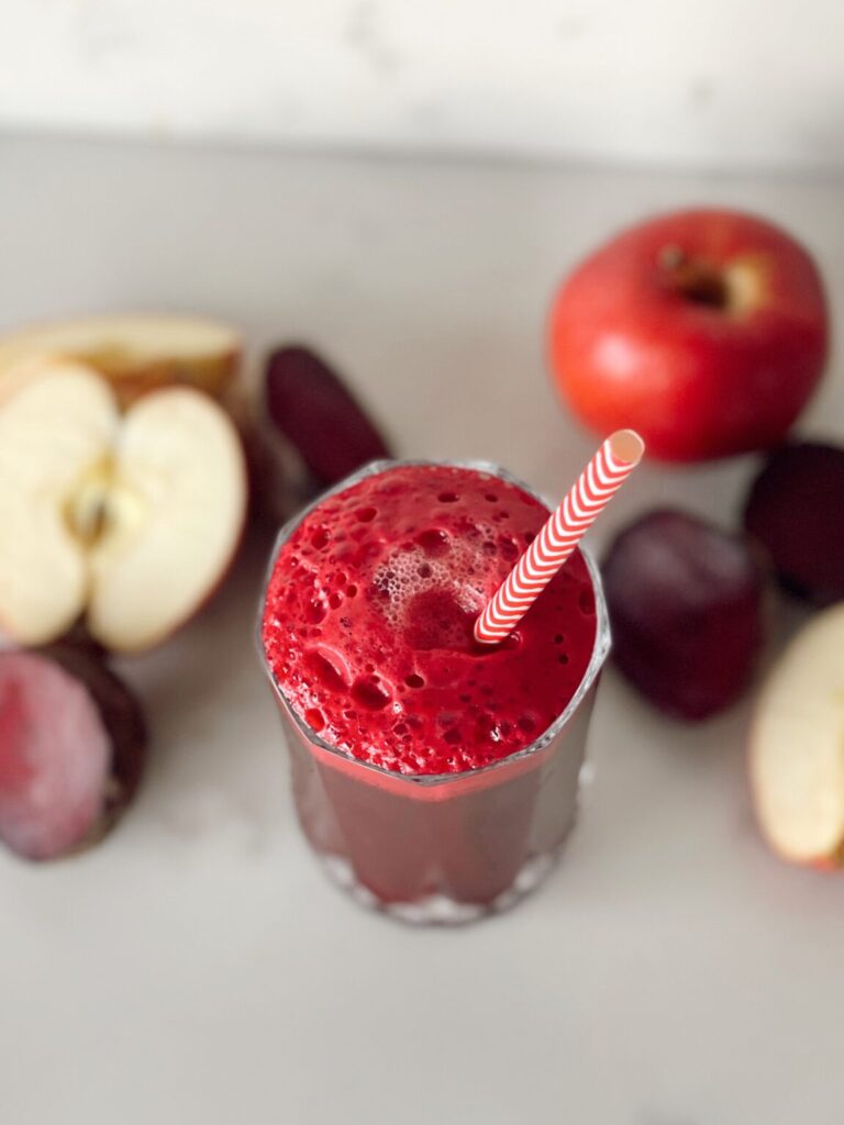 Beetroot & Apple Juice Recipe (Healthy Skin Glow Juice)