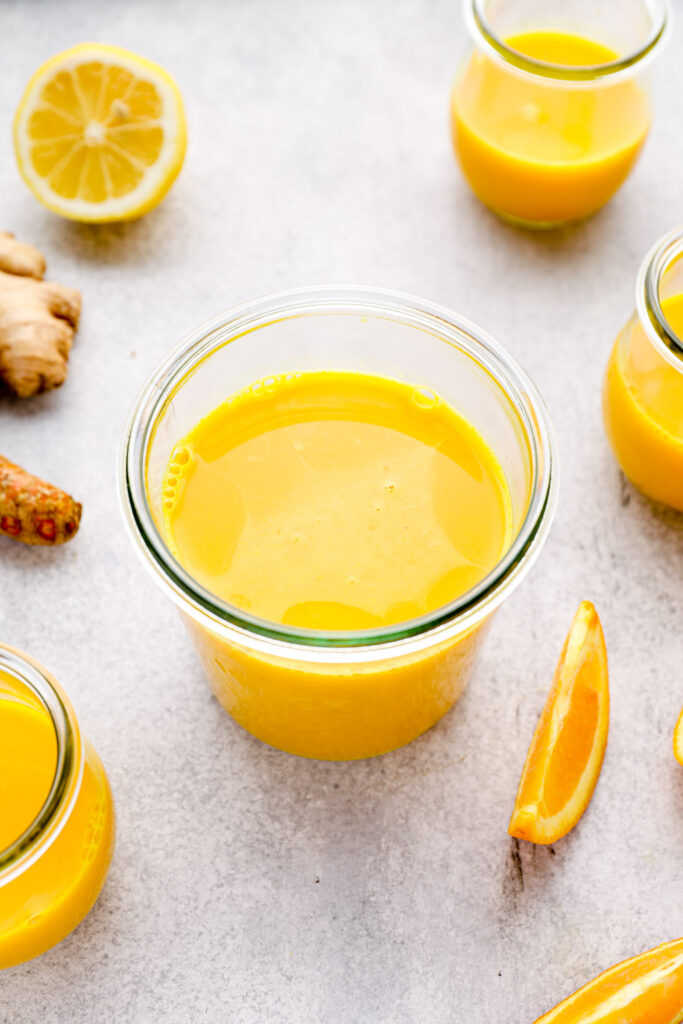 Healthy Ginger Wellness Shots Recipe