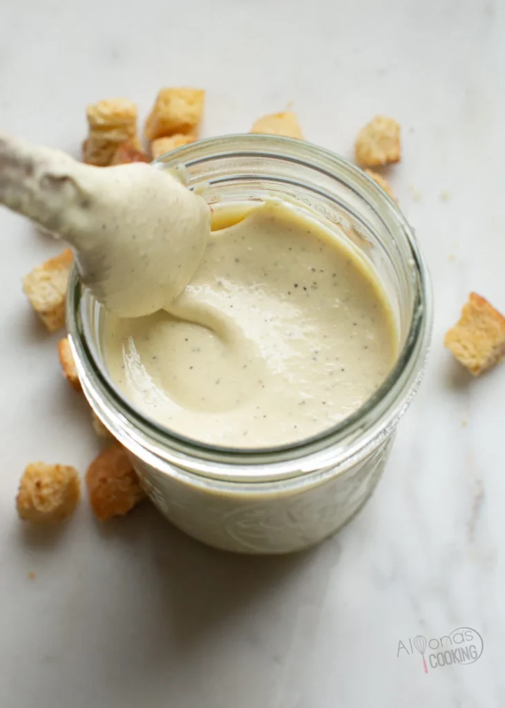 Healthy Homemade Caesar Salad Dressing Recipe