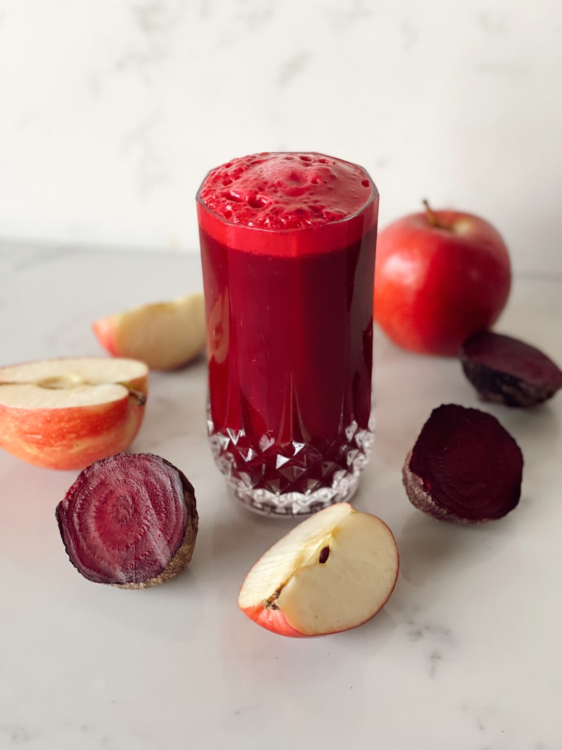 Beetroot & Apple Juice Recipe (Healthy Skin Glow Juice)