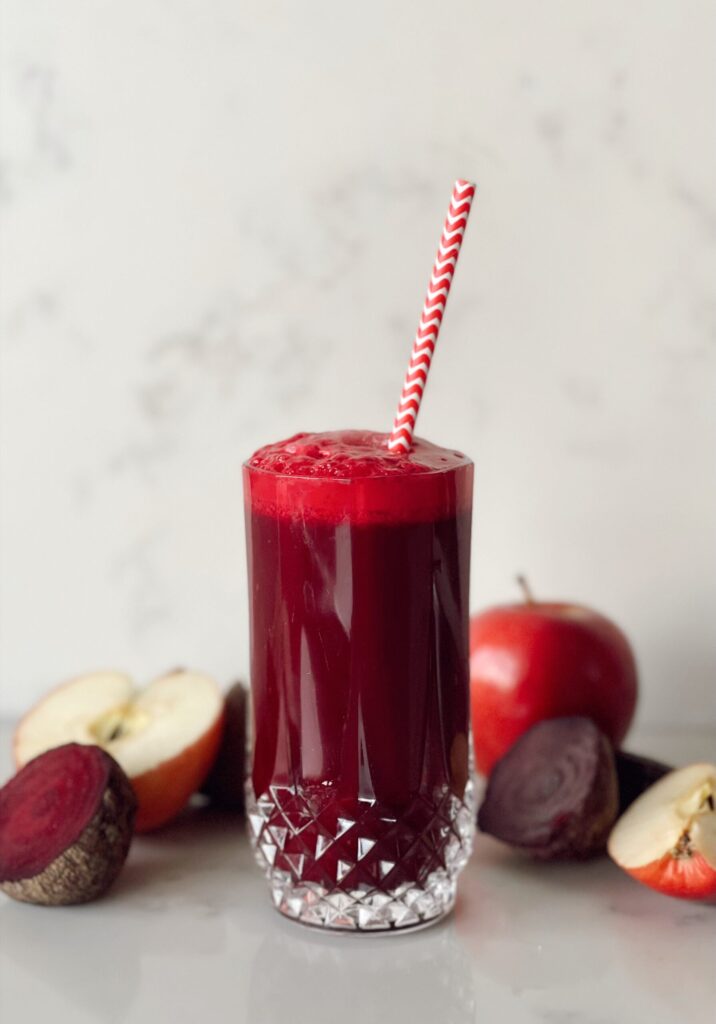 Beetroot & Apple Juice Recipe (Healthy Skin Glow Juice)