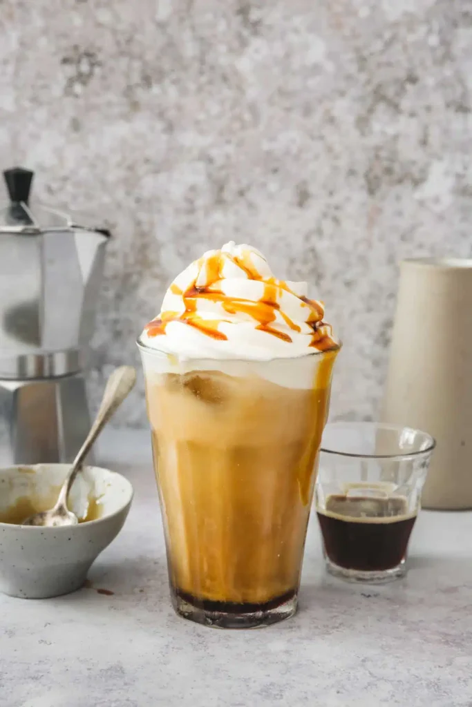 Easy Homemade Iced Caramel Latte Recipe