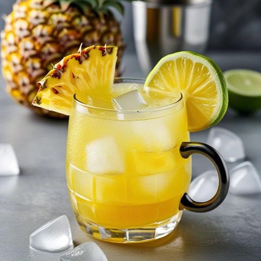 Pineapple Moscow Mule Mocktail Recipe