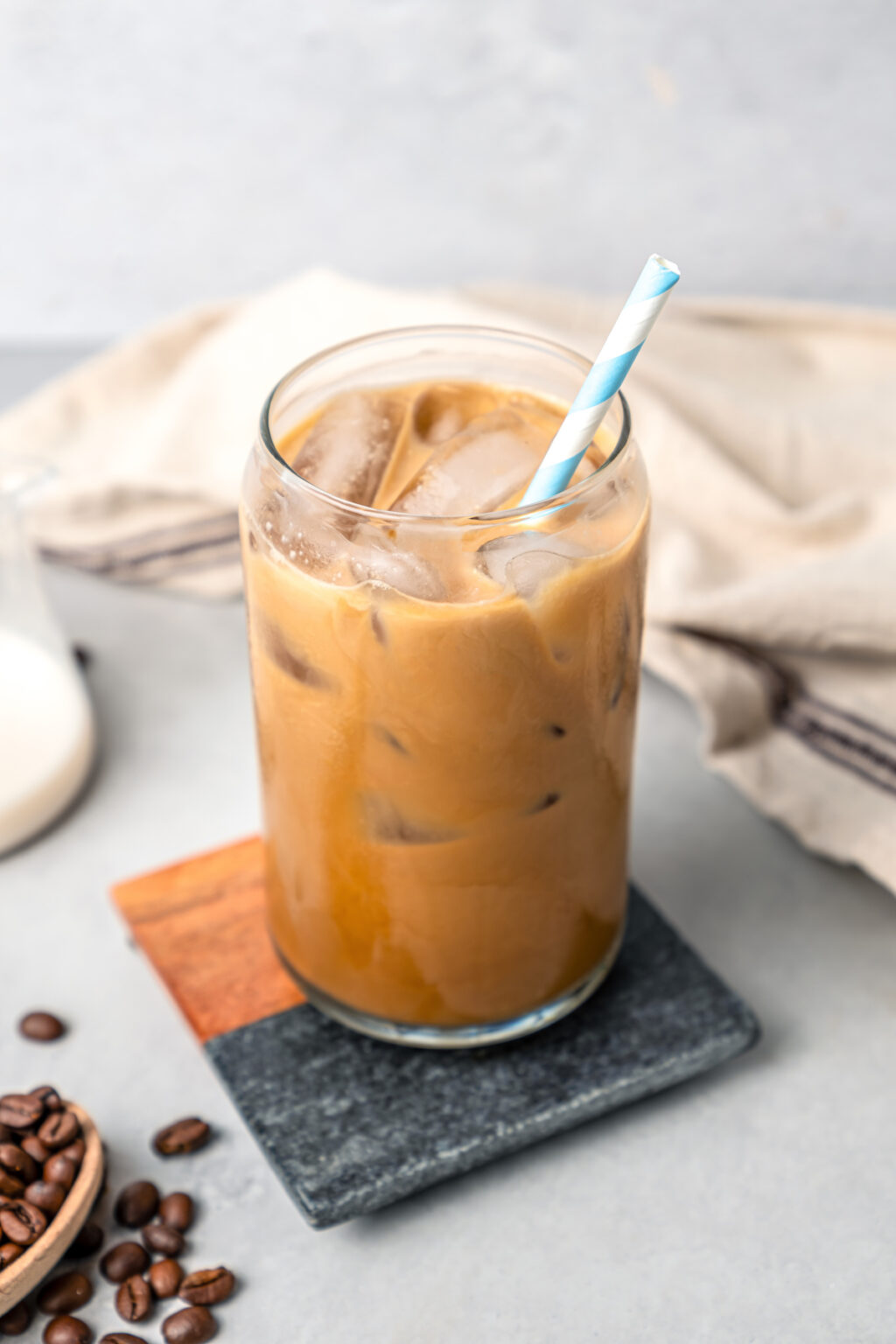 Homemade Iced Coffee Recipe with Instant Coffee