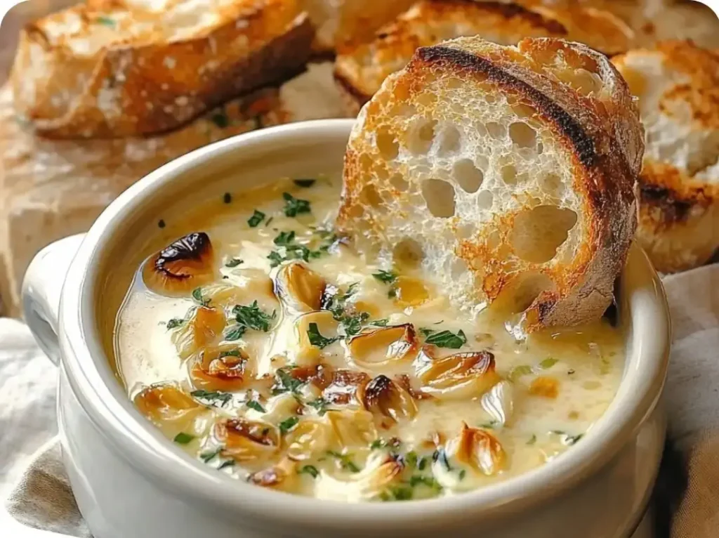 Best Country French Garlic Soup Recipe