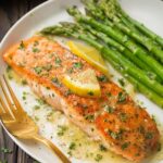 Baked Salmon with Asparagus