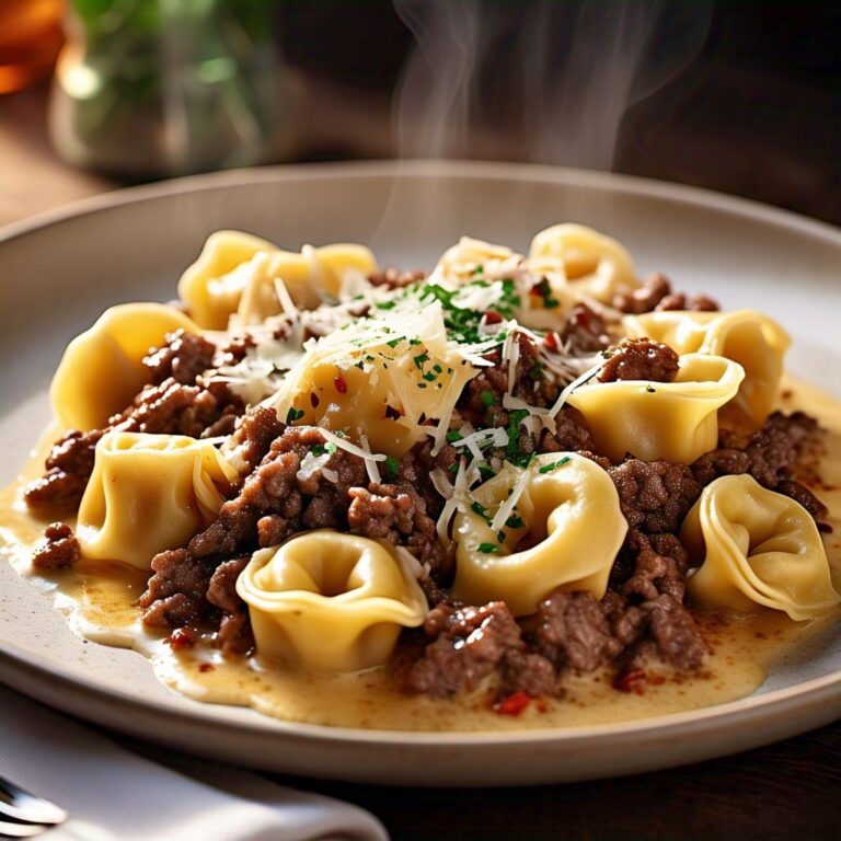 Beef & Parmesan Tortellini Recipe