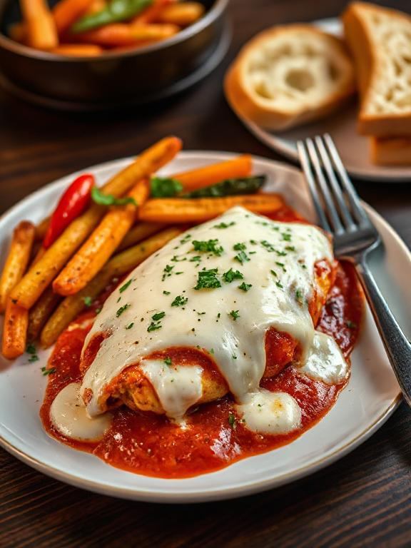 Cheesy Chicken Mozzarella Bake