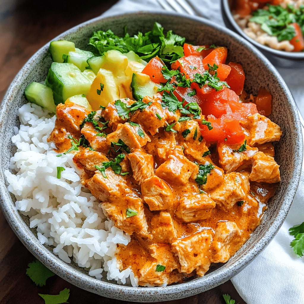 Coconut Chicken Rice Bowl