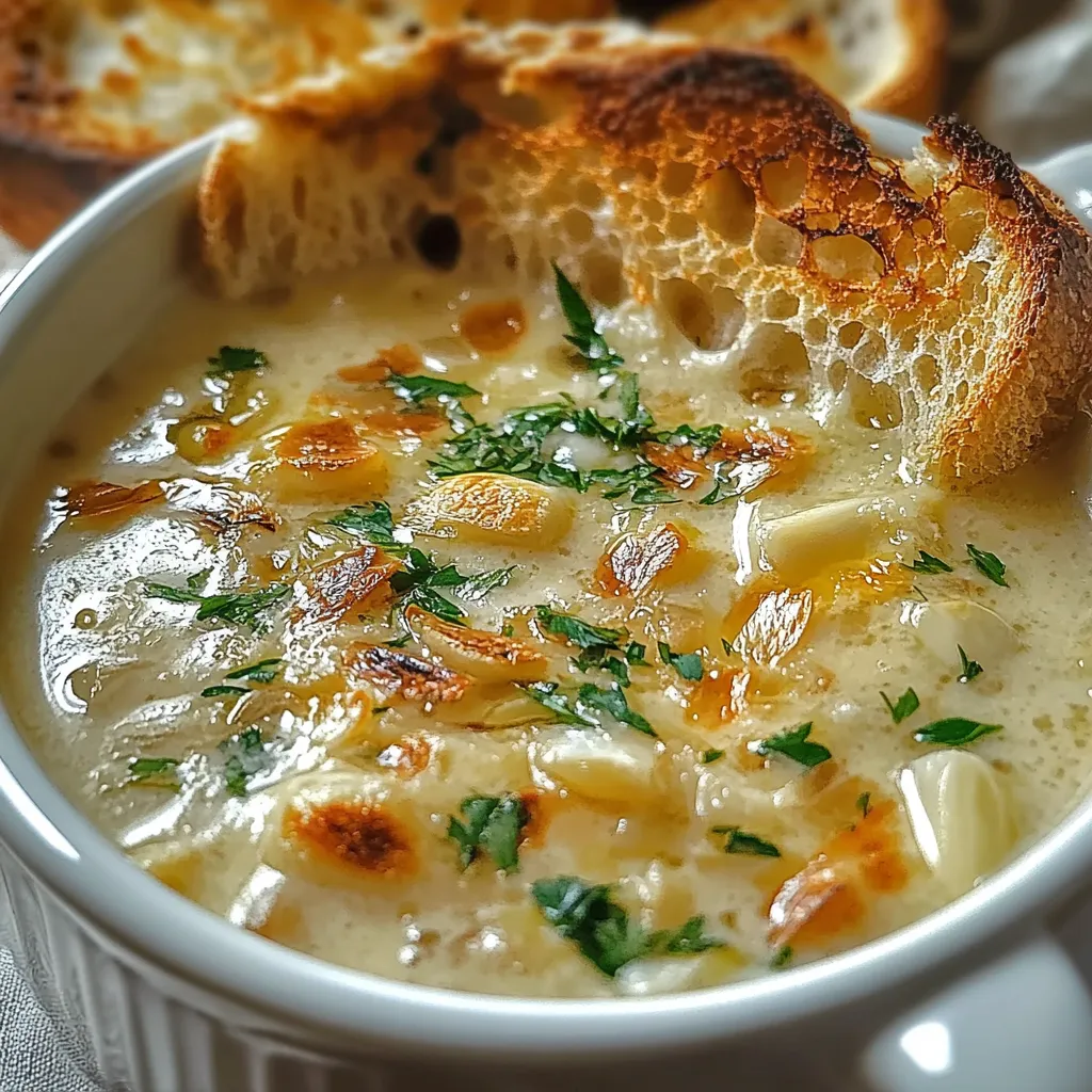 Best Country French Garlic Soup Recipe