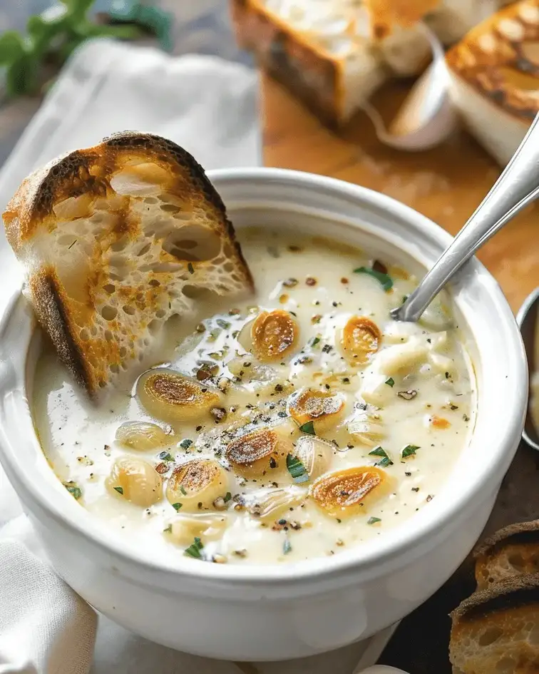 Best Country French Garlic Soup Recipe