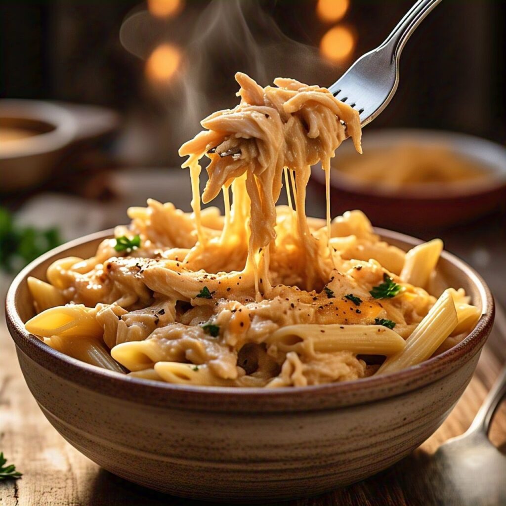 Crock Pot Creamy Cajun Chicken Pasta