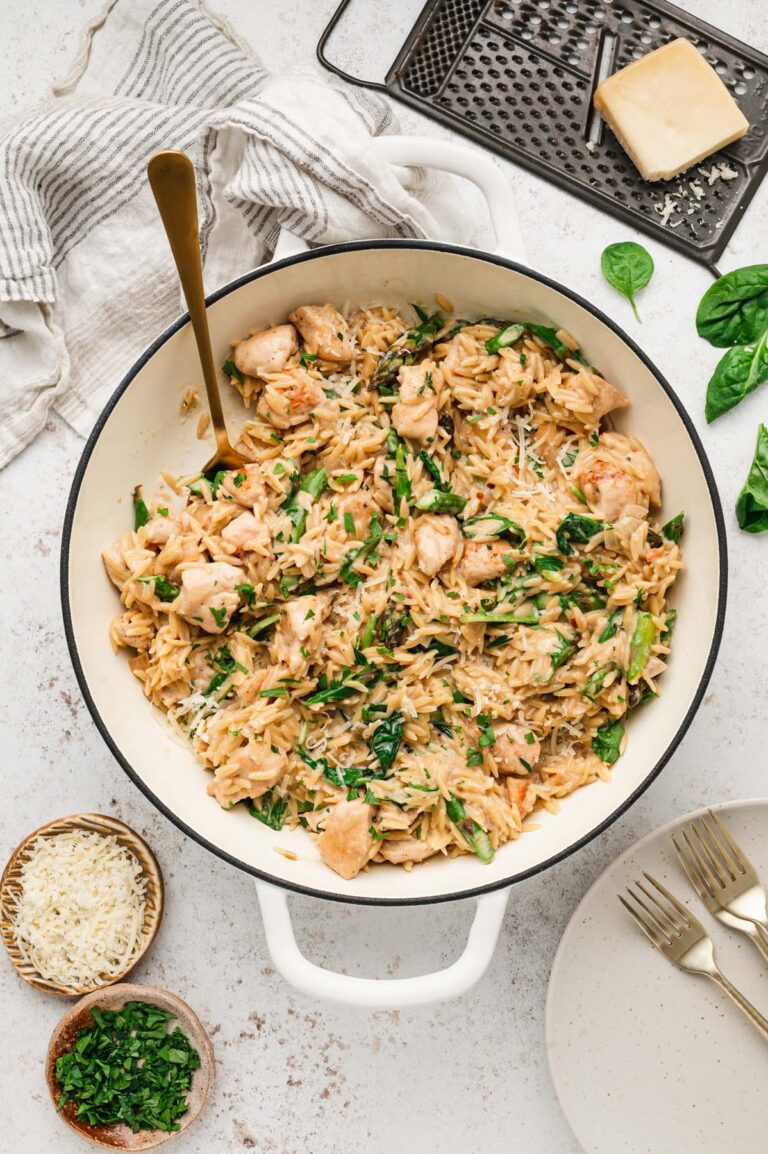 High Protein Chicken Orzo Recipe