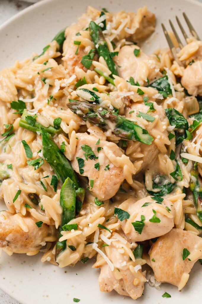 High Protein Chicken Orzo Recipe