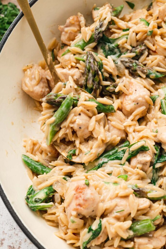 High Protein Chicken Orzo Recipe