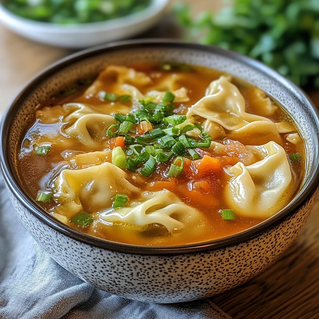 Homemade Wonton Soup Recipe