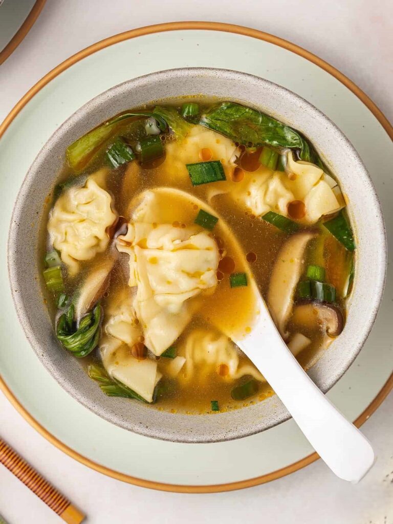 Homemade Wonton Soup Recipe