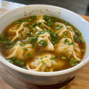 Homemade Wonton Soup Recipe