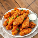 Oven-Fried Crispy Baked Chicken Wings Recipe