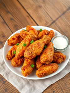 Oven-Fried Crispy Baked Chicken Wings Recipe