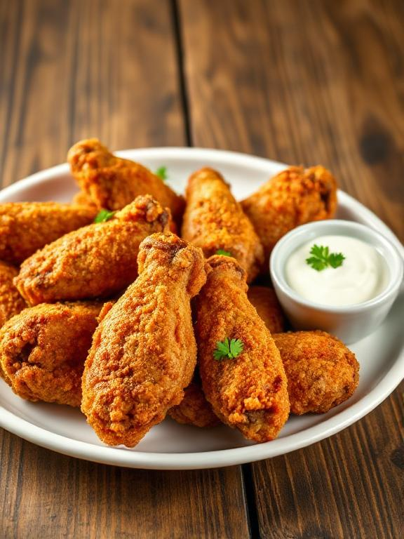 Oven-Fried Crispy Baked Chicken Wings Recipe