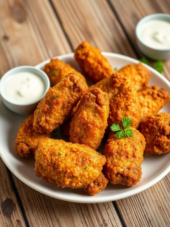 Oven-Fried Crispy Baked Chicken Wings Recipe