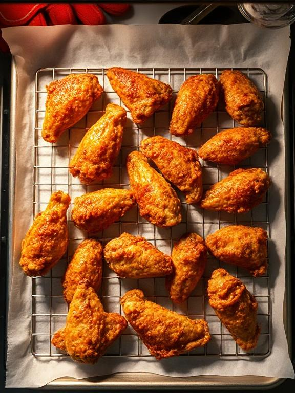 Oven-Fried Crispy Baked Chicken Wings Recipe