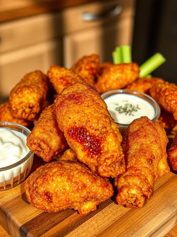 Oven-Fried Crispy Baked Chicken Wings Recipe