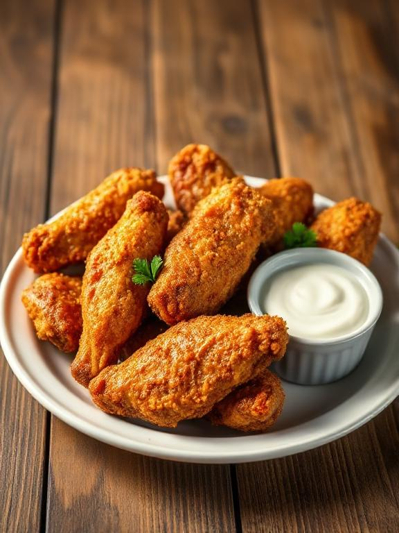 Oven-Fried Crispy Baked Chicken Wings