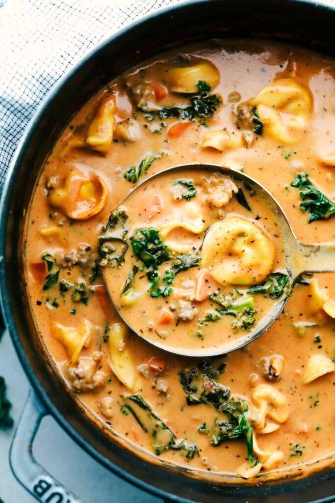 Sausage Tortellini Soup