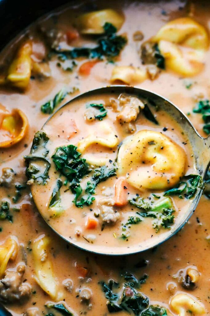 Sausage Tortellini Soup