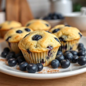 Blueberry Cottage Cheese Muffins