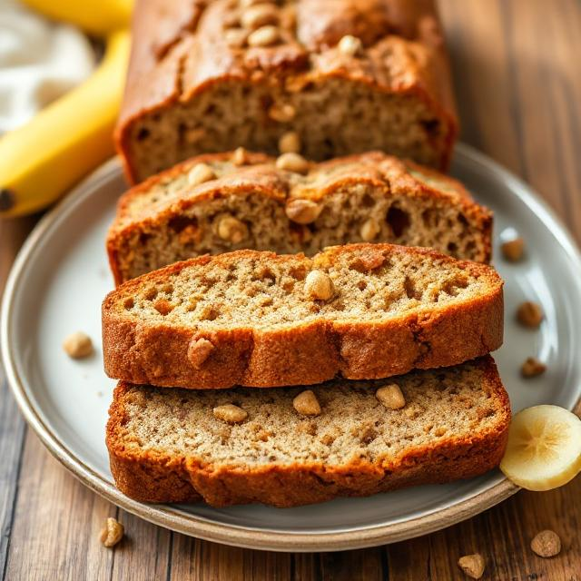 Honey Vanilla Banana Bread