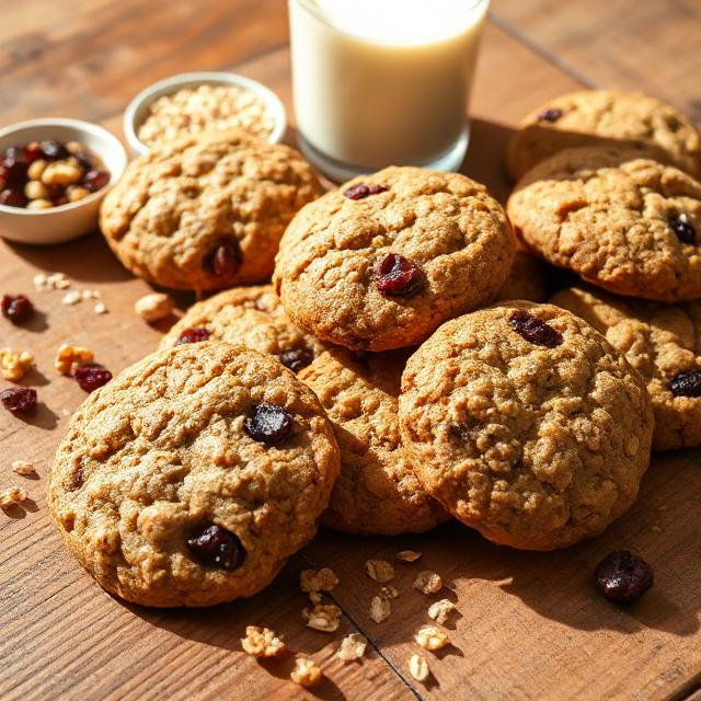 Homemade Oatmeal Breakfast Cookies 