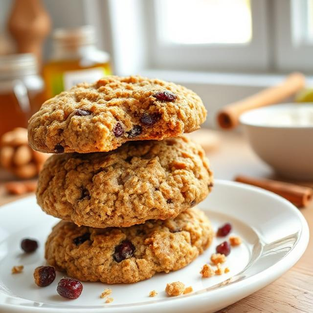 Homemade Oatmeal Breakfast Cookies