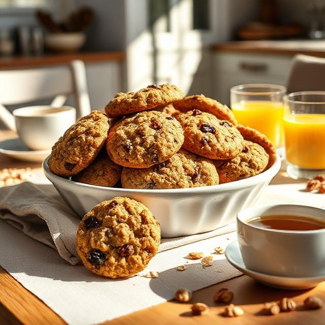 Homemade Oatmeal Breakfast Cookies