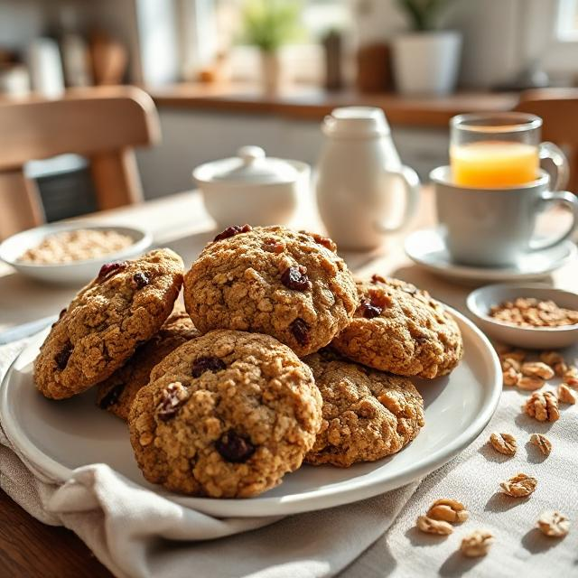 Homemade Oatmeal Breakfast Cookies