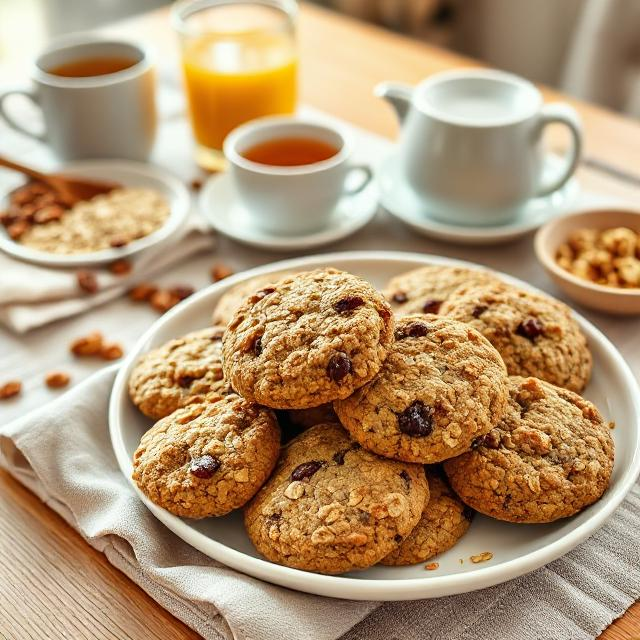 Homemade Oatmeal Breakfast Cookies