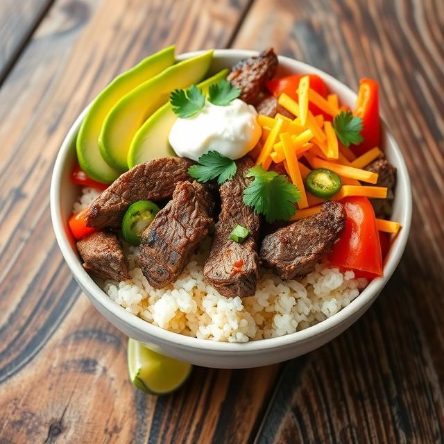 Steak Fajita Bowl Recipe